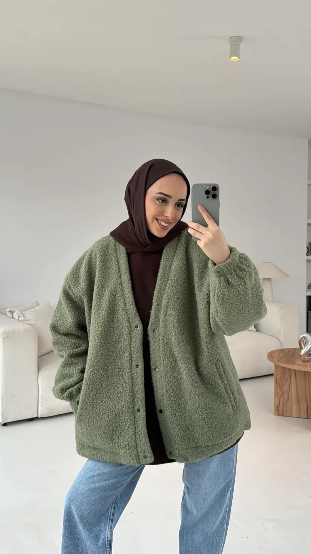 Buklet Oversize Bomber Ceket
