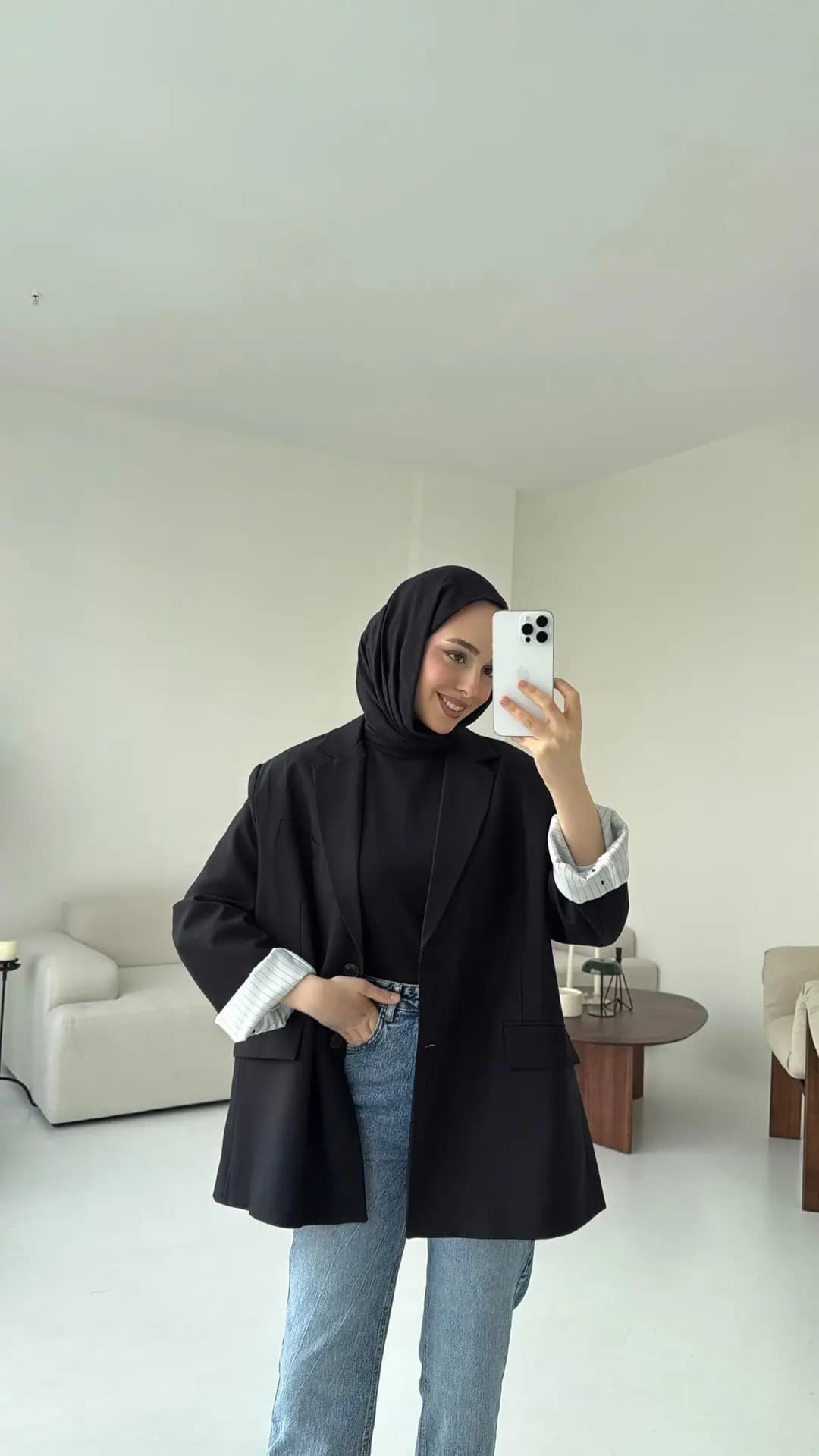 Siyah Oversize Premium Blazer Ceket