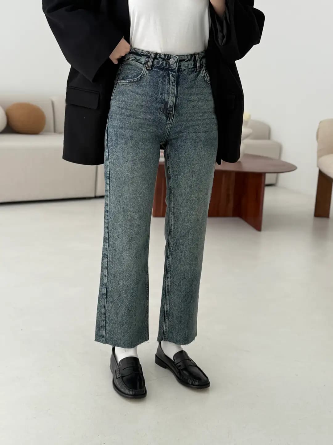 Premium Paçası Kesik Jean R206