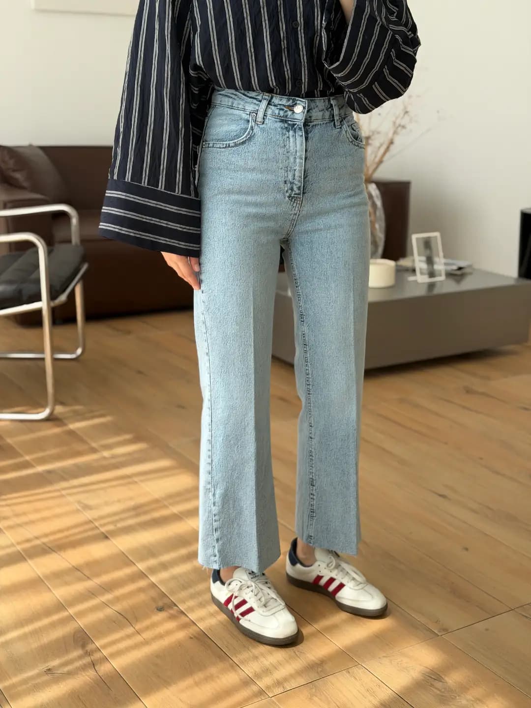 Premium Paçası Kesik Flare Jean R271