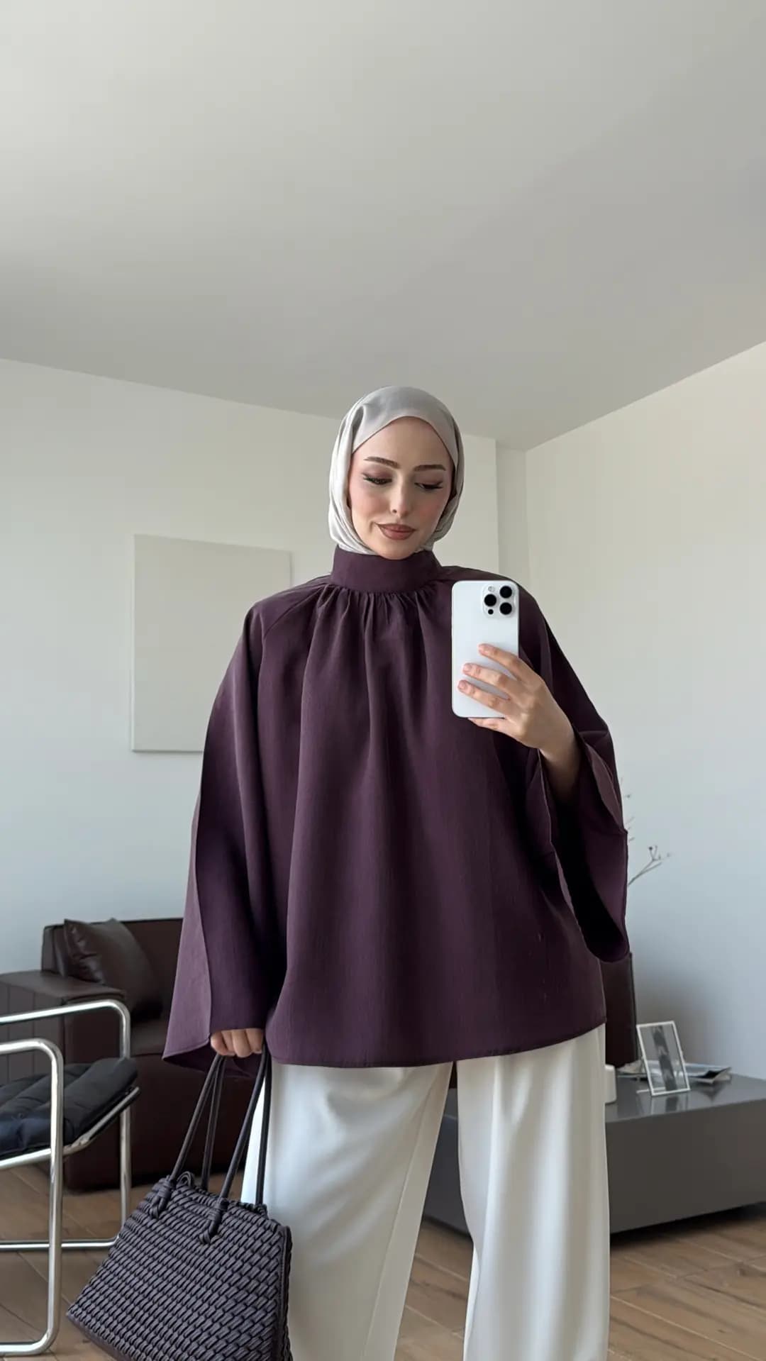 Reglan Salaş Tunik Mürdüm